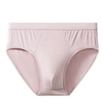 thumbnail image 2 of ylioge Mens Underwear Casual Solid Stretchy Mid Waisted Basic Breathable Briefs, 2 of 3