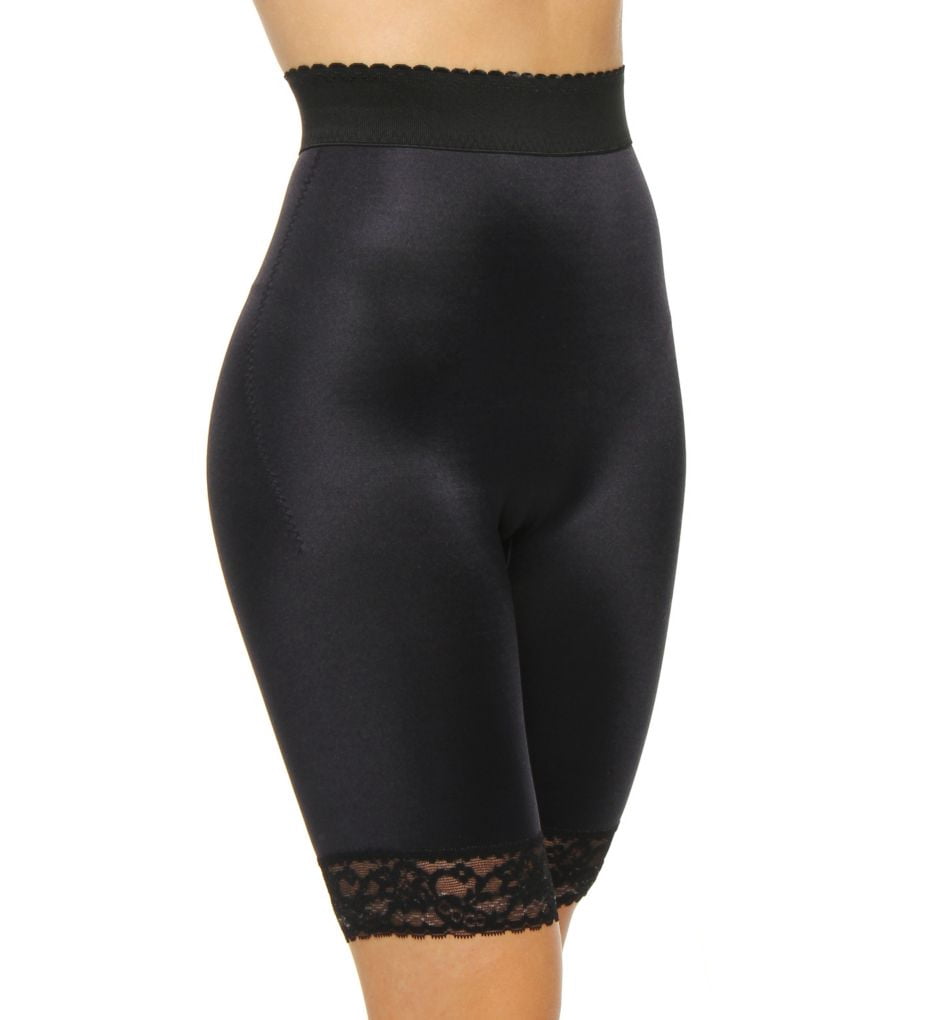 Short de Vélo à Jambe Longue Taille Haute Gainant Léger pour Femmes Rago 518 (Noir 7X)