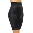 thumbnail image 1 of Women's Rago 518 Light Shaping High Waist Long Leg Bike Short (Black 4X), 1 of 4