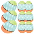 thumbnail image 4 of 18pcs Disposable Plates Orange Paper Easter Egg Shape Plates for Holiday Catering Events, 4 of 7