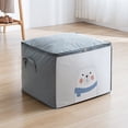 thumbnail image 1 of TopLLC Foldable Storage Bag Clothes Blanket Quilt Closet Sweater Organizer Box Pouch, 1 of 5