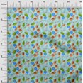 thumbnail image 3 of oneOone Cotton Flex Sky Blue Fabric Pear Craft Projects Decor Fabric Printed By The Yard 40 Inch Wide, 3 of 4