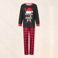thumbnail image 3 of 2 Pièces Assorties Ensemble Lettre Imprimé Patchwork Homewear Costumes (Noir S Hommes ), 3 of 8
