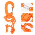 thumbnail image 3 of Double BCD Hose Holder, Diving Hose Clip Rotatable Sturdy Plastic With Snap Hook Buckle For Diving Accessories, 3 of 8