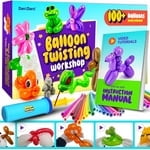 Balloon Animal Twisting Kit With Pump for Kids - Boy & Girl Birthday Gifts for Girls and Boys - Arts and Crafts for Kids Ages 8-12 - 6 7 8 9 10 11 12 Year Old Girl Birthday Gift - Animal Balloons