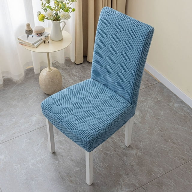 EGNMCR Home Decor, Room Decor, Wall Decor Elastic Dining Table Chair Cover Half Round Household Chair Cover Cushion Backrest One Universals Chair Flock Stools Cover Cover