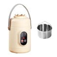 thumbnail image 2 of Multifunctional Portable Slow Cooker With Ceramic Glaze Inner And Steamer For Cooking Soup Rice Porridge, 2 of 5
