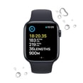 thumbnail image 3 of Open Box - Apple Watch SE 2nd Gen GPS 44mm Midnight Aluminum Case with Midnight Sport Band, 3 of 5