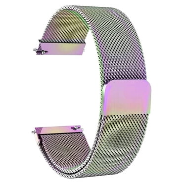 22mm Watch Bands Compatible for Samsung Galaxy Watch 3 45mm Band/Galaxy Watch 46mm/Gear S3 , Stainless Steel Magnetic Mesh Watch Band for Men Women