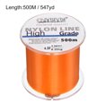 thumbnail image 2 of Uxcell 547Yard 12Lb Fluorocarbon Coated Monofilament Nylon Fishing Line Orange, 2 of 7