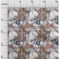 thumbnail image 2 of oneOone Cotton Poplin Rust Brown Fabric Kids Animal Sewing Craft Projects Fabric Prints By Yard 42 Inch Wide, 2 of 4