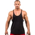 thumbnail image 2 of Mens Summer Leisure Pullover Sleeveless T-shirt Top Workout Clothes, 2 of 9