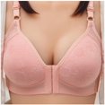 thumbnail image 1 of Timegard Front Closure Bras for Women No Underwire Adjustable Strap Full Support Comfortable Seniors Bra, 1 of 4