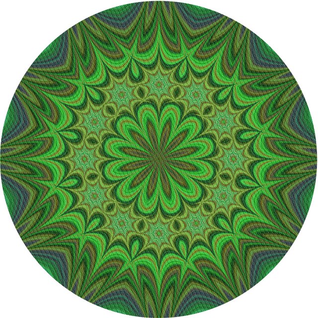 Ahgly Company Tapis Rond Lavable en Machine Intérieur Transitionnel Vert Lime, 4 Pieds Rond