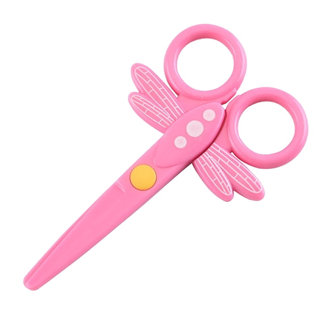 Fridja Clearance Quality Scissors Paper Cutting Plastic Scissors Children's Toys for Outdoor Kitchen