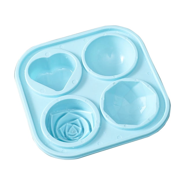 Summer Rose Ice Shape Ice Tray Round Ice Refrigerator Ice Box Home Ice Making Artifact