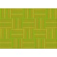 thumbnail image 1 of Ahgly Company Machine Washable Indoor Rectangle Transitional Dark Yellow Green Area Rugs, 2' x 4', 1 of 7