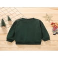 thumbnail image 3 of Toddler Baby Boy Girl Clothes Christmas Tree Print Long Sleeve Pullover Sweatshirt Sweater Fall Winter Tops, 3 of 7