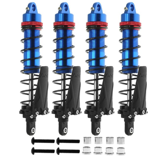 stanreset Aluminum Alloy 1/16 Front Rear Shock Absorber For SLASH Huan 727 Crawler 4pcs RC Car Accessories Replacement Parts TYPE4