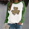 thumbnail image 2 of QIPOPIQ Chandails à Manches Longues pour Femmes T-Shirts de la Saint-Patrick T-Shirts de la Saint-Patrick pour Dames Shamrock T-Shirt Vert Chandail T-Shirts de la Saint-Patrick Col Rond T-Shirts de Fête T-Shirts Graphiques Aubaines, 2 of 4