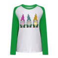 thumbnail image 4 of Daisyyozoid Nouveautés Hauts pour Femmes Joyeuses Pâques Mode Décontractée Manches Longues Chandails Imprimés pour Dames Hauts, 4 of 5