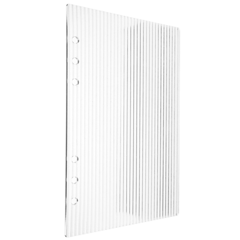 CNKOO Clear Acrylic Binder Notebook Cover 6 Ring A5 Planner Binder Shell 1 Piece