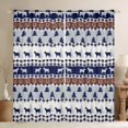 thumbnail image 1 of Cow Farmhouse Animal Curtains,Boho Vintage Tribal Abstract Window Curtains Drapes,Geometric Cattle Buff Blackout Curtains,Striped Pine Tree Insulated Thermal Curtains,38"x45", 1 of 6