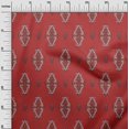 thumbnail image 3 of oneOone Polyester Spandex Red Fabric Block Dress Material Fabric Print Fabric By The Yard 56 Inch Wide, 3 of 5