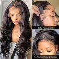 thumbnail image 4 of Perruque Lace Front Transparente Frontale Sans Colle Cheveux HD pour Femmes Noires, 4 of 8