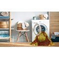 thumbnail image 2 of Ahgly Tapis Rond Lavable en Machine Intérieur Transitionnel Acajou Brun, 7 Pieds Rond, 2 of 7