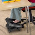 thumbnail image 2 of HOMCOM Repose-Pieds sous Bureau Ergonomique Réglable avec Surface Texturée de Massage, 3 Positions de Hauteur, Inclinaison à 30 Degrés, pour Maison, Bureau, 2 of 10