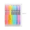 thumbnail image 2 of Prime Day Deals School Office Stationery 10 Colors Erasable Highlighters Assorted Colors Wide and Friction Highlighters Marker Set for Highlighting In Student 2ml, 2 of 5