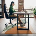 thumbnail image 2 of Office Chair Mat for Hardwood & Tile Floor,Boho Abstract Leaves 60"x48" Computer Chair Mat for Rolling Chairs Carpet, Under Desk Non Slip Gaming Rug, Low-Pile Rubber Backing Large Protector Mat, 2 of 4