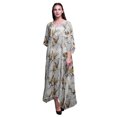 thumbnail image 1 of Bimba Oiseau Femmes Long Plage Caftan Tenue de Plage Bikini Couvre-Maillot Robe Maxi-S-L, 1 of 5
