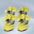 thumbnail image 3 of Clearance Sale! Gspmoly Dog Shoes for Small Dogs Dog Shoes Paw Protector with Reflective Straps Non Slip and Water Proof Dog Booties Puppies 4Pc Clearance Sale, 3 of 8