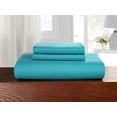 thumbnail image 3 of 3-Piece Duvet Cover Set, 1800 Thread Count, Button Closure, Solid Color - Cooling, Breathable Material- Wrinkle, Fade, Stain Resistant, King/California King, Turquoise, 3 of 5