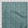 thumbnail image 4 of oneOone Polyester Spandex Aqua Blue Fabric Paisley Craft Projects Decor Fabric Printed By The Yard 56 Inch Wide-TM, 4 of 5