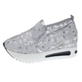 thumbnail image 1 of Kcodviy Chaussures pour Femmes Respirantes en Maille Tricotée, Nouvelles Chaussures Plates Décontractées à Bout Rond pour Femmes, Chaussures Décontractées à Bout Pointu à Semelle Plate pour Femmes, Chaussures de Travail Décontractées pour Femmes, Chaussures de Bureau, 1 of 6