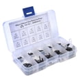 thumbnail image 3 of Miulika 160 Pcs Sp Acier E-Clip Kit d'Assortiment de Clips de Retenue 9 Tailles, 3 of 9