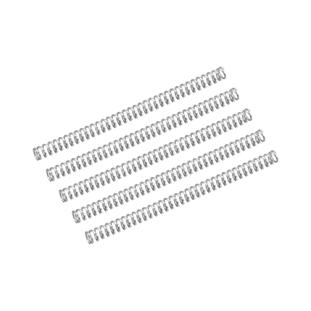 Unique Bargains Compression Spring, 5 Pack 304 Stainless Steel, 2mm OD, 0.3mm Wire, 30mm Length