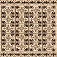 thumbnail image 1 of Ahgly Company Tapis d'Intérieur Lavable en Machine Carré Transitionnel Blond Doré Or, 6 Pieds Carré, 1 of 7