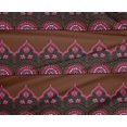 thumbnail image 4 of oneOone Tissu Polyester Lycra Feuilles & Floral Imprimé au Mètre 56 Pouces de Large, 4 of 4