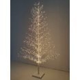 thumbnail image 3 of 5.8Ft White Pre-Lit Birch Tree with 1099 LED Lights Christmas Holiday Decor Indoor Use Only, 3 of 5