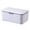 Grey, variant on ZZHZGZ Refillable Wet Wipes Dispenser For Babies & Adults Moist Locking Container with One Hand Operation For Home Kitchen Bathroom & Travel Storage Organizer with Lid For Home