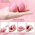 thumbnail image 3 of 15-Piece Professional Makeup Sponge Set Multi-Shape Blenders for Flawless Liquid and Powder Application, 3 of 8