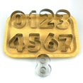 thumbnail image 4 of 9Pcs 0-9 Number Shape Cookie Biscuit Cutter Mould Stainless Steel Baking Mold, 4 of 8
