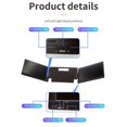 thumbnail image 3 of 14" Triple Portable , FHD 1080P IPS Dual  Laptop Screen Extender with Adjustable Kickstand, Laptop  Screen Extender for Laptop Within 15.6in, 3 of 8