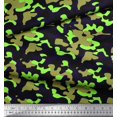 thumbnail image 2 of Soimoi Rayon Fabric Two Tone Camouflage Print Fabric by Yard 56 Inch Wide, 2 of 3