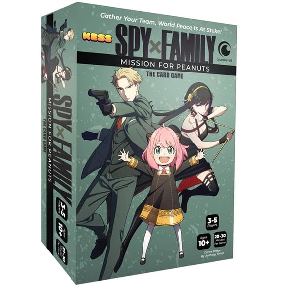 KESS Spy X Family : Jeu de Société Mission for Peanuts pour Joueurs de 3 à 5 Ans, Plaisir Intérieur, 10 Ans et Plus, 20-30 Min de Jeu, Manga Japonais Anime
