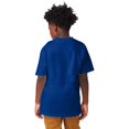 thumbnail image 3 of Hanes Beefy-T Boy`s T-Shirt, XS, Deep Royal, 3 of 3